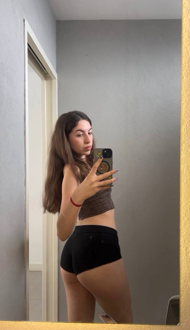 Amber in her underwear in Kinshasa