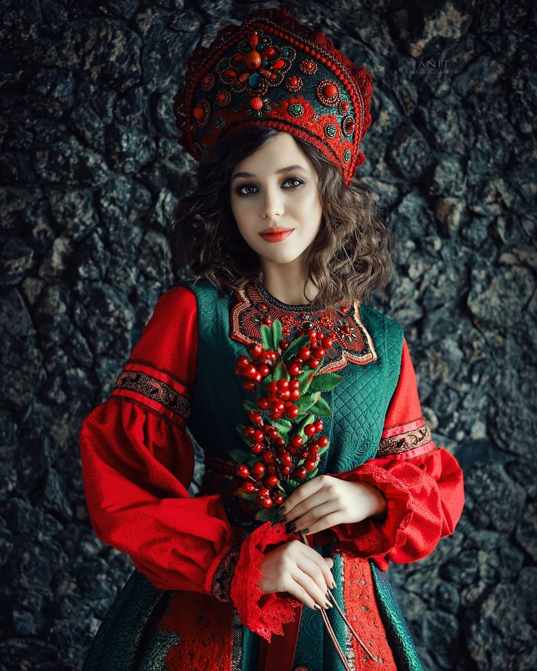 Nude girl Women in Slavic costumes in Kinshasa